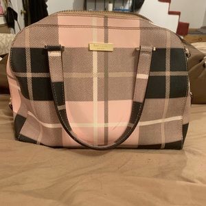 Kate spade small Felix plaid satchel